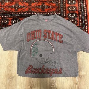 Ohio State Buckeyes crop t shirt